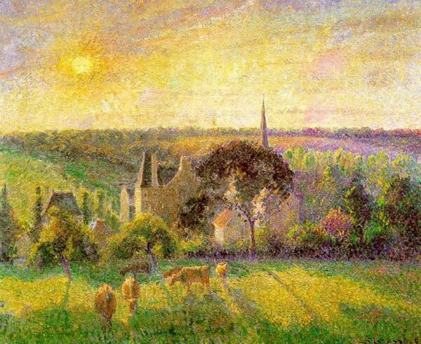 Die Kirche und der Bauernhof von Eragny – Camille Pissarro Camille Pissarro 2024-11-21