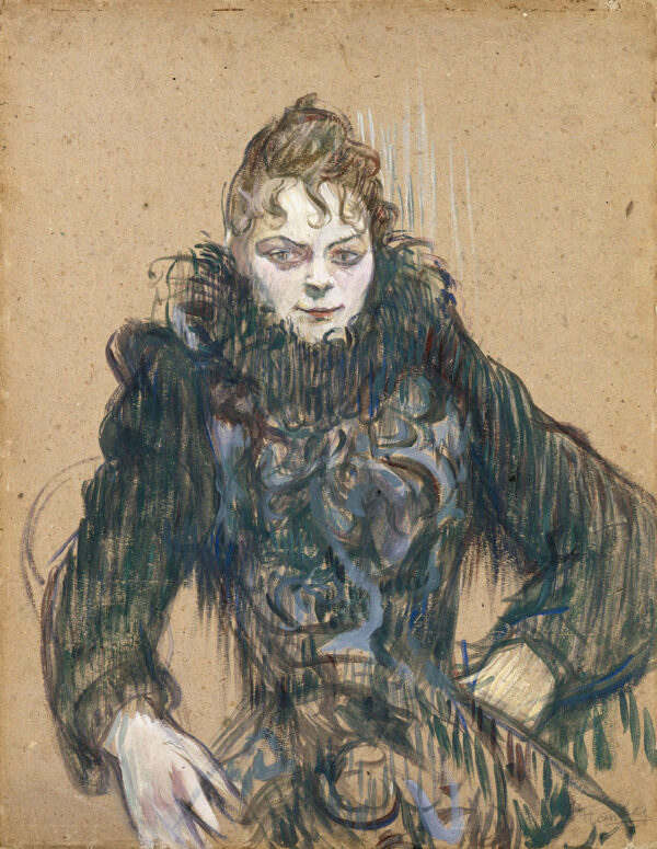 Die Frau mit dem schwarzen Boa – Toulouse Lautrec Henri de Toulouse-Lautrec 2024-11-21