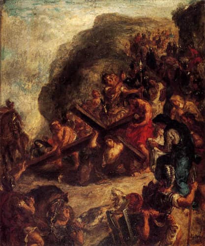 Das Tragen des Kreuzes Christi – Eugène Delacroix Eugène Delacroix 2024-11-21