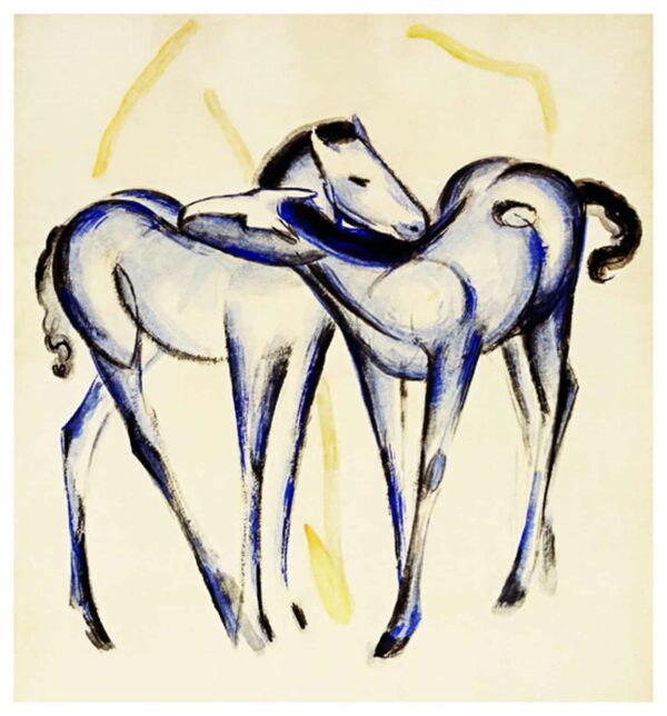 Zwei blaue Pferde – Franz Marc Franz Marc 2024-11-21