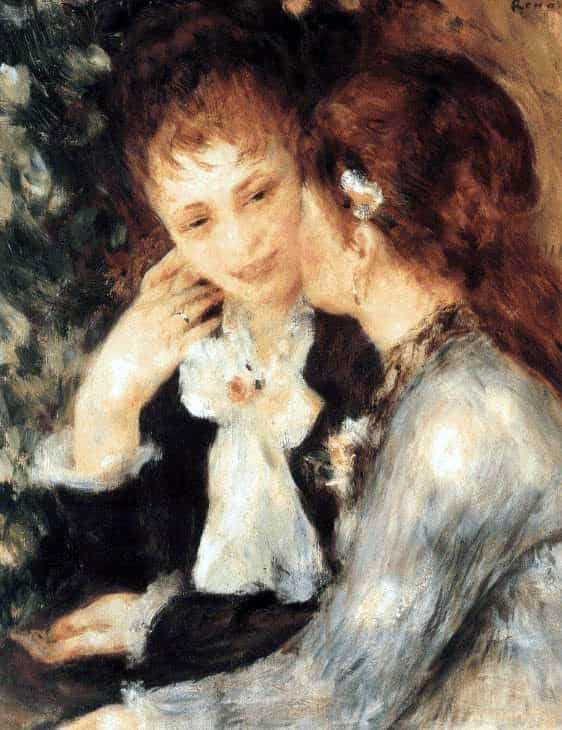 Junge Frauen, die sprechen (Vertraulichkeiten) – Pierre-Auguste Renoir Pierre-Auguste Renoir 2024-12-30