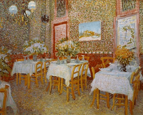 Innenausstattung eines Restaurants – Vincent van Gogh Vincent Van Gogh 2024-11-20