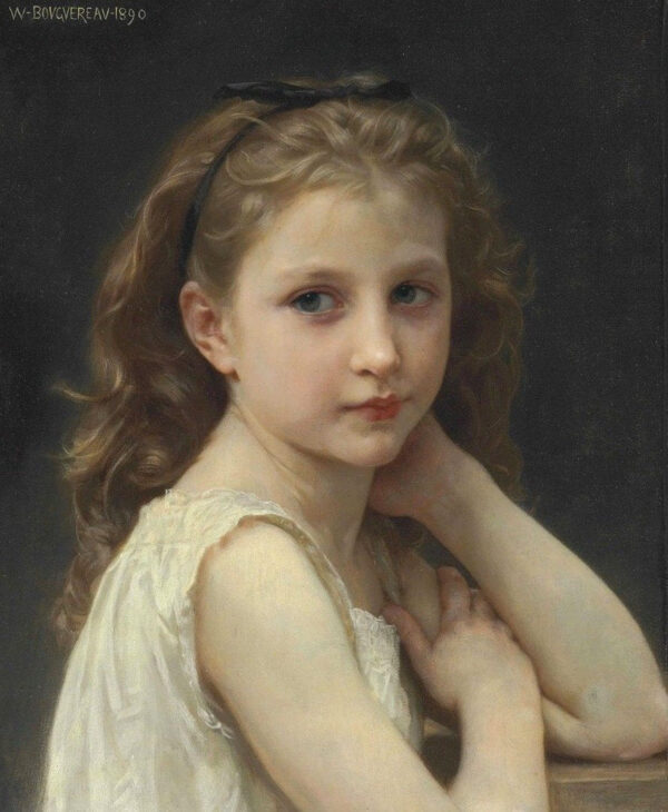 Kopf eines jungen Mädchens – William Bouguereau William Adolphe Bouguereau 2024-11-21