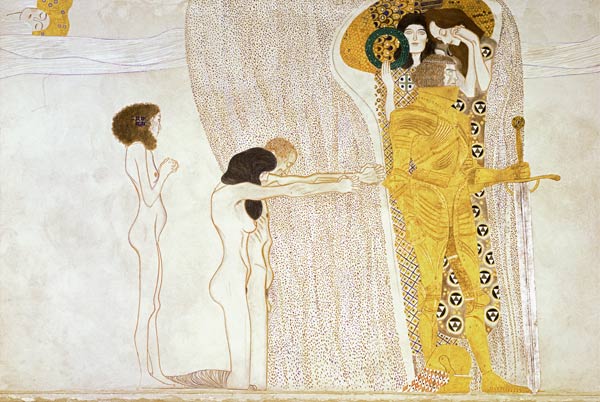 Beethoven-Fries: Die Anforderung nach dem Glück – Gustav Klimt Gustav Klimt 2024-11-21