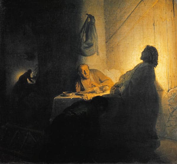 Der auferstandene Christus an der Seite von Emmaus – Rembrandt van Rijn Rembrandt van Rijn 2024-11-21