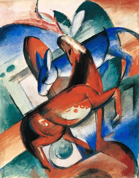 Pferd und Esel – Franz Marc Franz Marc 2024-11-21