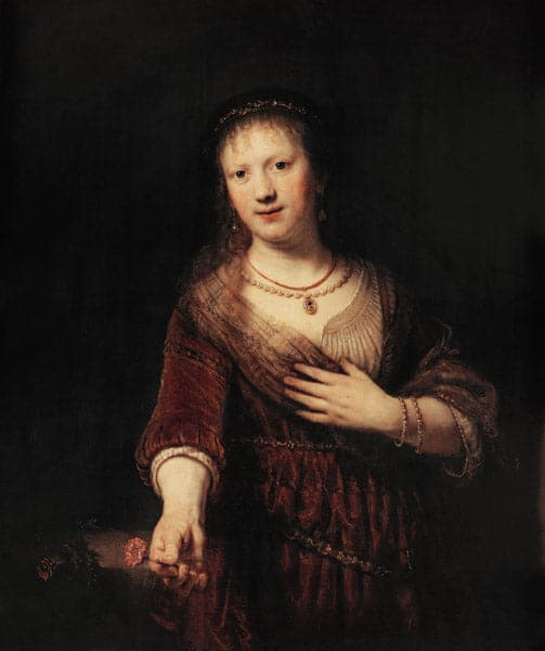 Saskia mit der roten Blume – Rembrandt van Rijn Rembrandt van Rijn 2024-11-21