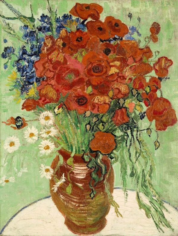 Vase mit Margeriten und Mohnblumen – Van Gogh Vincent Van Gogh 2024-11-21