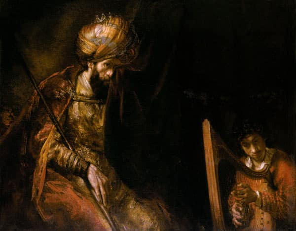 David spielt Harfe vor Saul – Rembrandt van Rijn Rembrandt van Rijn 2024-11-21