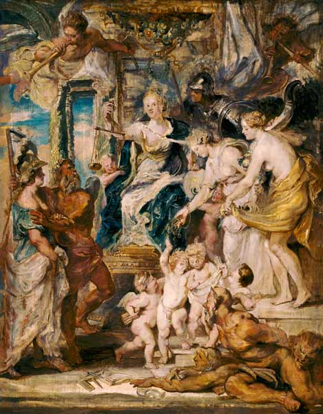 Die glückliche Regierung der Königin, Skizzen des Medici-Zyklus – Peter Paul Rubens Peter Paul Rubens 2024-11-21