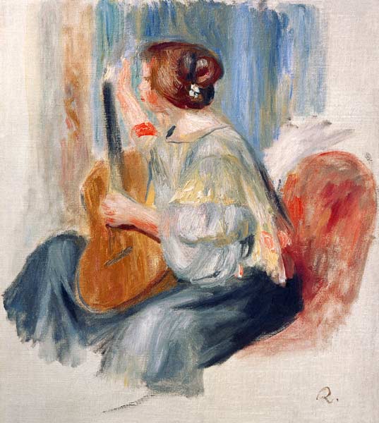 Frau mit Gitarre – Pierre-Auguste Renoir Pierre-Auguste Renoir 2024-12-30