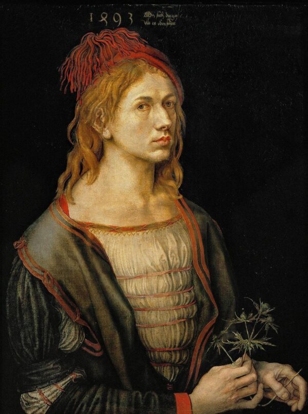 Porträt des Künstlers, der eine Distel hält – Albrecht Dürer Albrecht Dürer 2024-11-21