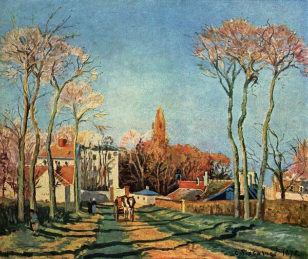 Eingang zum Dorf Voisins – Camille Pissarro Camille Pissarro 2024-11-21