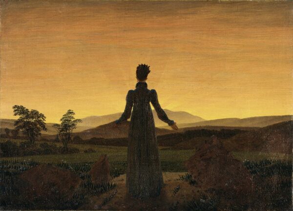 Frau vor dem Sonnenuntergang – Caspar David Friedrich Caspar David Friedrich 2024-11-21