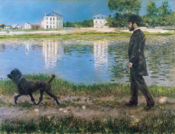 Richard Gallo und sein Hund in Petit Gennevilliers – Caillebotte Gustave Caillebotte 2024-11-21