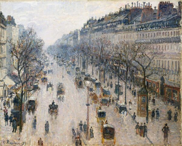 Boulevard Montmartre an einem Wintermorgen – Camille Pissarro Beliebte Bilder 2024-11-08