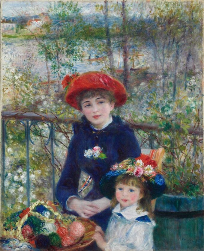 Die beiden Schwestern (Auf der Terrasse) – Pierre-Auguste Renoir Beliebte Bilder 2024-09-19