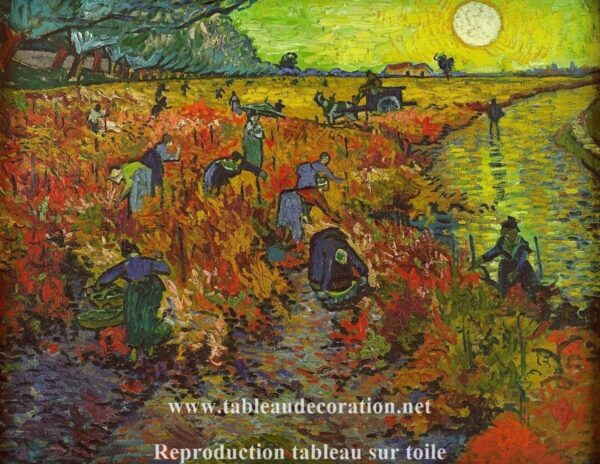 Der rote Weinberg von Arles – Van Gogh Beliebte Bilder 2024-11-21