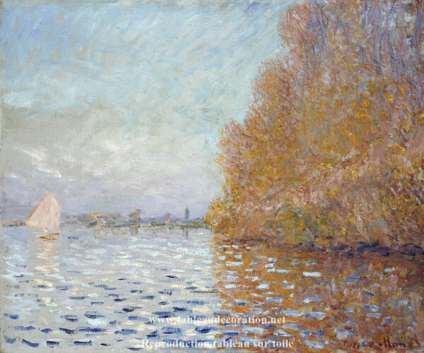 Das Becken von Argenteuil mit einem Segelboot – Monet Gemälde Claude Monet 2024-11-21