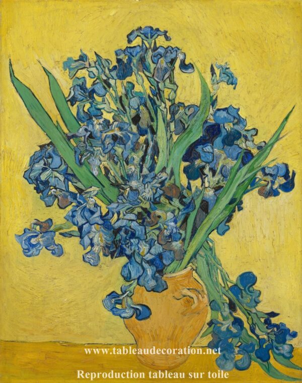 Die gelben Iris (Vase mit Iris) – Van Gogh Beliebte Bilder 2024-11-21