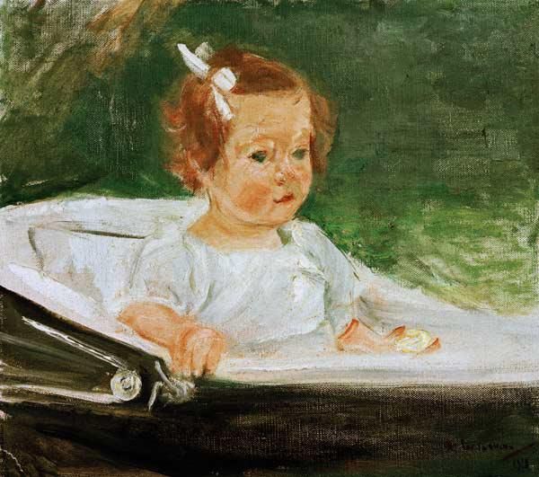 Das kleine Mädchen im Kinderwagen nach rechts – Max Liebermann Max Liebermann 2024-11-21