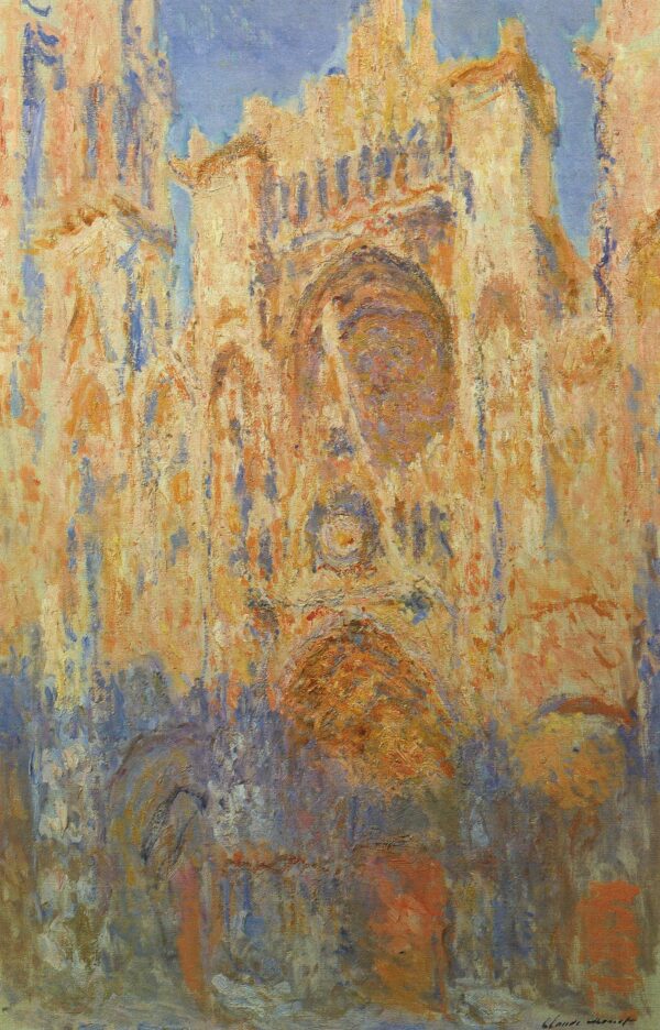 Die Kathedrale von Rouen, Fassade, Sonnenuntergang (W1327) – Claude Monet Claude Monet 2024-11-21