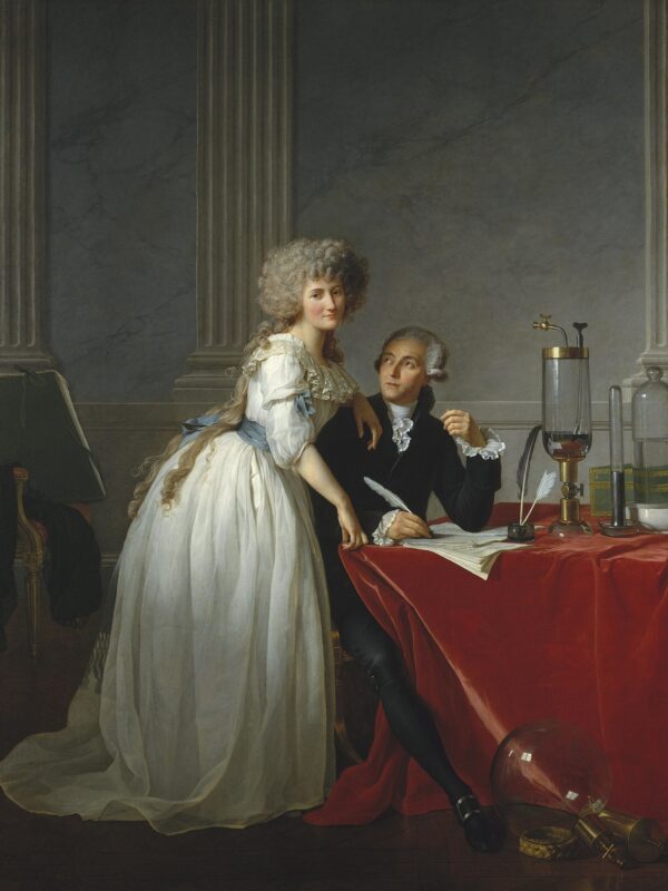 Porträt von Antoine-Laurent Lavoisier und seiner Ehefrau – Jacques-Louis David Jacques-Louis David 2024-11-21