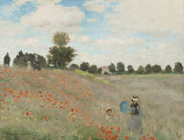 Mohnfelder bei Argenteuil – Monet Beliebte Bilder 2024-11-21