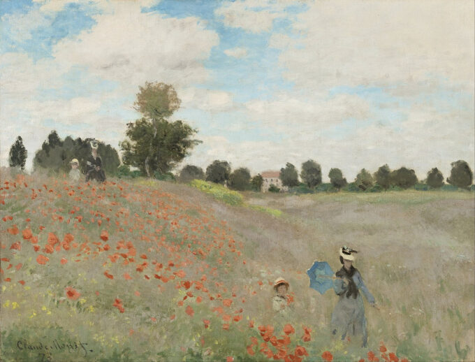 Mohnfelder bei Argenteuil – Monet Beliebte Bilder 2024-09-19