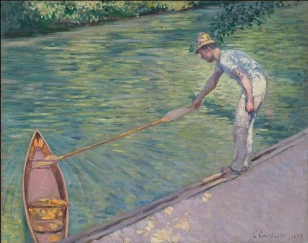 Canotier, der sein Paddelboot zurückbringt – Caillebotte Gustave Caillebotte 2024-11-21