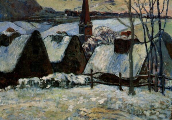 Bretonisches Dorf im Schnee – Paul Gauguin Paul Gauguin 2024-11-21