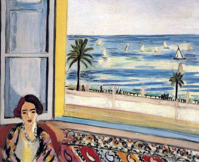 Sitzende Frau, der Rücken zur offenen Fenster gewandt – Matisse Henri Matisse 2024-09-19