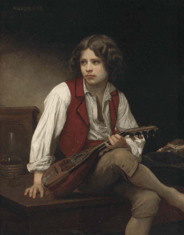 Italienischer Junge mit Mandoline – William Bouguereau William Adolphe Bouguereau 2024-11-21