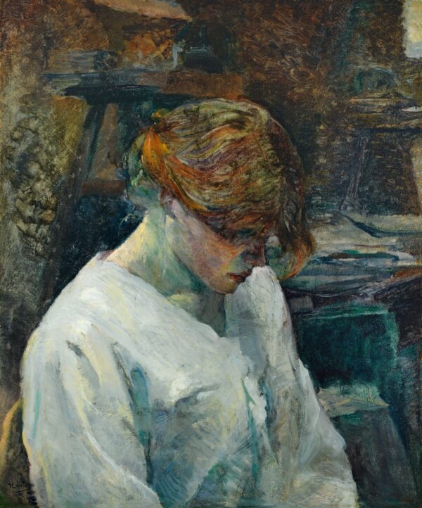 Die Rothaarige in einer weißen Bluse – Toulouse Lautrec Henri de Toulouse-Lautrec 2024-11-21