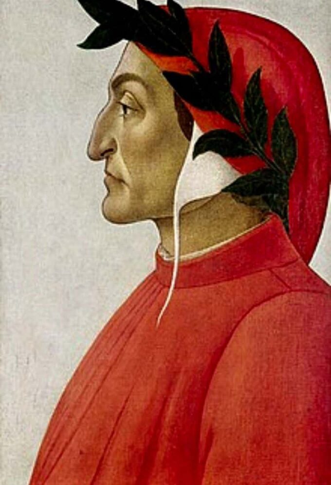 Porträt von Dante (Öl auf Leinwand) – Sandro Botticelli Sandro Botticelli 2024-09-19