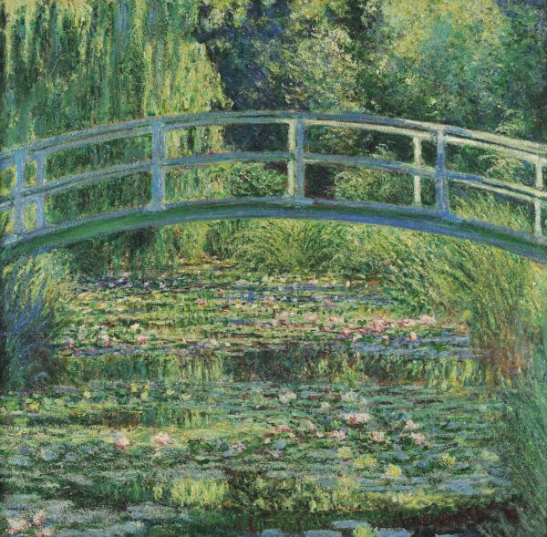 Seerosen und japanische Brücke – Claude Monet Beliebte Bilder 2024-11-21