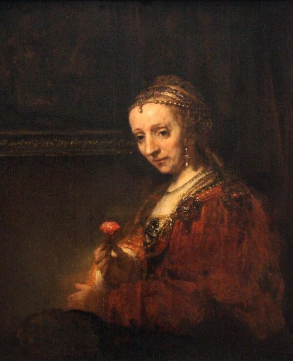 Frau mit Nelke – Rembrandt van Rijn Rembrandt van Rijn 2024-11-21