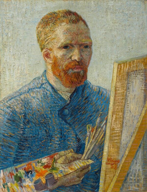 Selbstporträt am Staffelei – Van Gogh Selbstporträtserie von Vincent van Gogh 2024-11-20