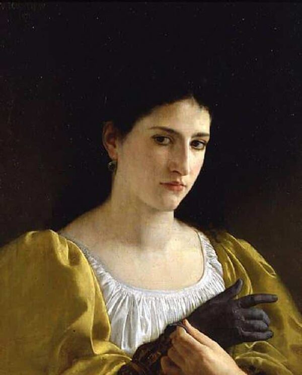 Dame mit Handschuh – William Bouguereau William Adolphe Bouguereau 2024-11-21