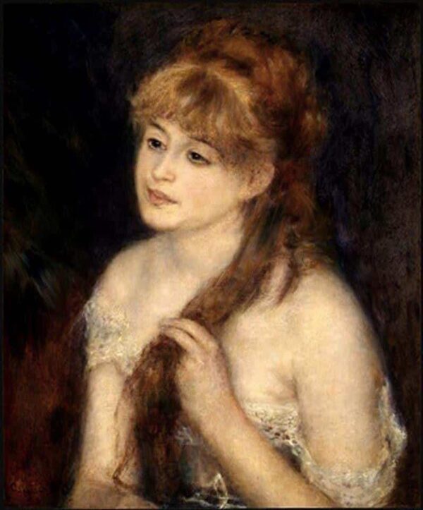 Junge Frau, die ihr Haar flechtet – Pierre-Auguste Renoir Pierre-Auguste Renoir 2024-12-30