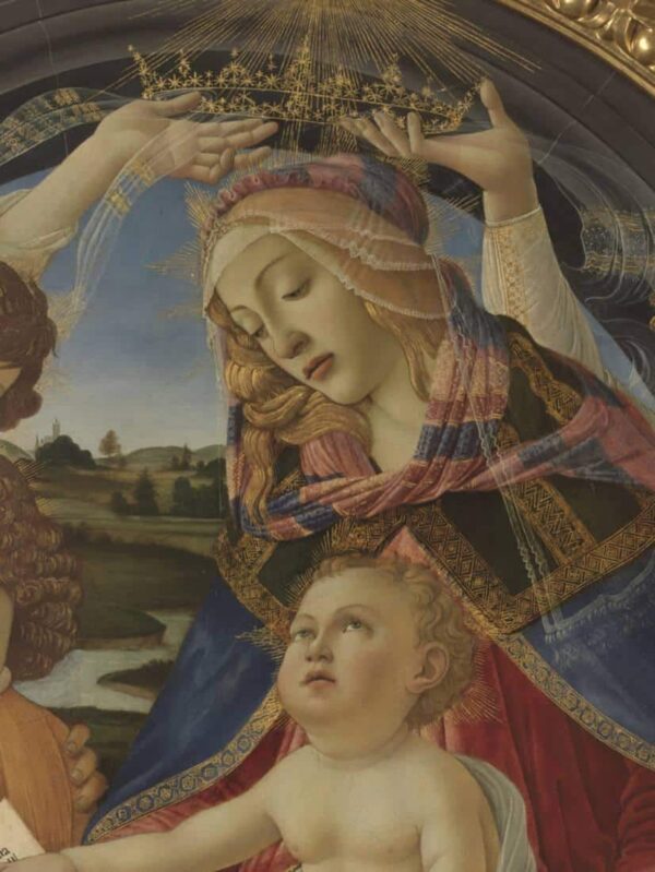 Madonna del Magnificat oder Madone (Jungfrau) mit Kind und fünf Engeln – Sandro Botticelli Sandro Botticelli 2024-11-21