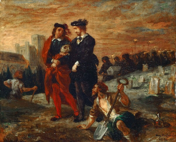 Hamlet und Horace auf dem Friedhof – Eugène Delacroix Eugène Delacroix 2024-11-21