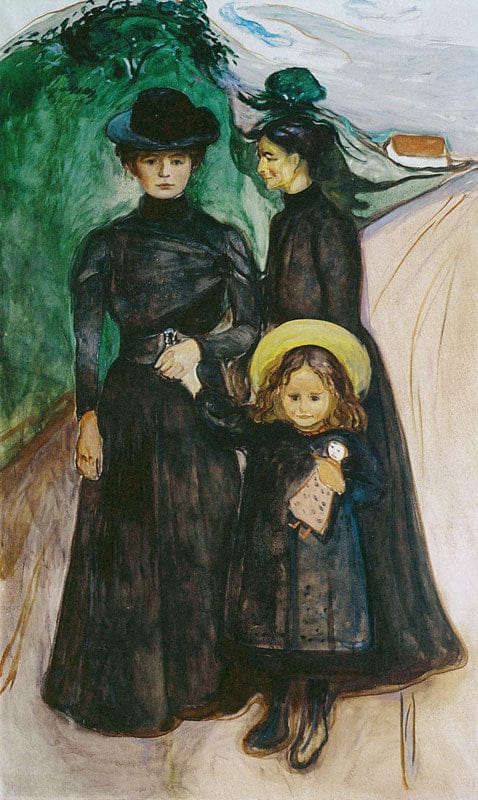 Die Familie auf der Straße – Edvard Munch Edvard Munch 2024-11-10