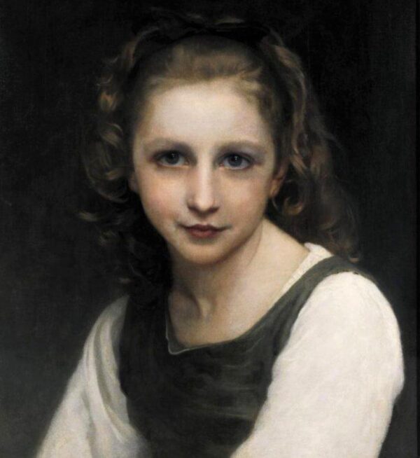 Porträt eines jungen Mädchens von William Bouguereau William Adolphe Bouguereau 2024-11-21