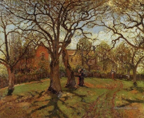 Châtaigniers Louveciennes Frühling – Camille Pissarro Camille Pissarro 2024-11-21