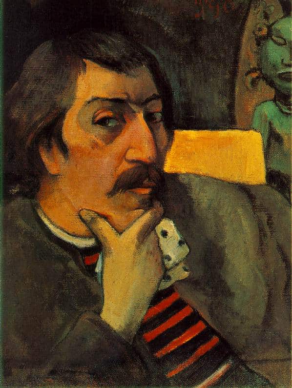 Selbstporträt mit Idol 1893 – Paul Gauguin Paul Gauguin 2024-11-21