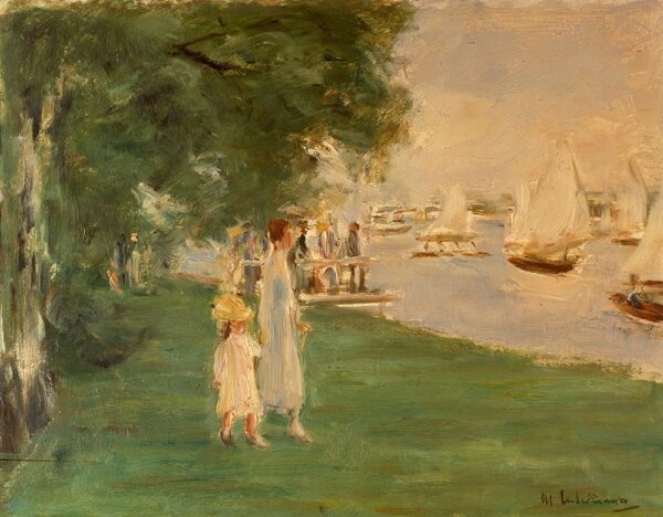 Die Yachtregatta, Landschaft von Wannsee – Max Liebermann Max Liebermann 2024-11-21