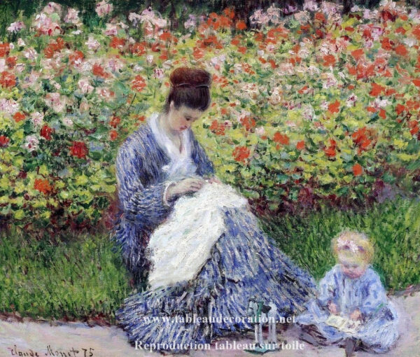 Camille Monet und das Kind im Garten – Claude Monet Claude Monet 2024-11-09