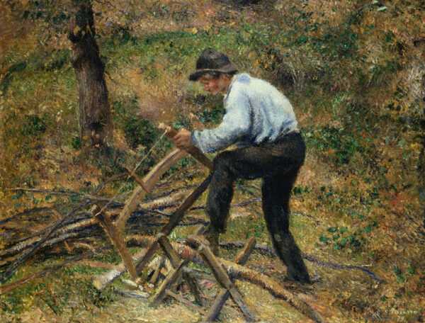 Père Melonbeim mit Holzsägen – Camille Pissarro Camille Pissarro 2024-11-21