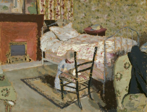 Kind spielt Annette Roussel vor einem Holzstuhl – Édouard Vuillard Édouard Vuillard 2024-11-21